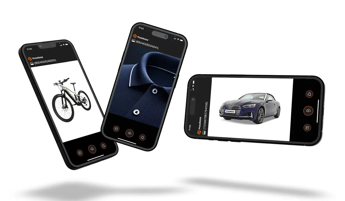 Integruokite "iPhone" produktų fotografiją į PhotoRobot pagrįstas darbo eigas naudodami mobiliąją "iOS Touch App".